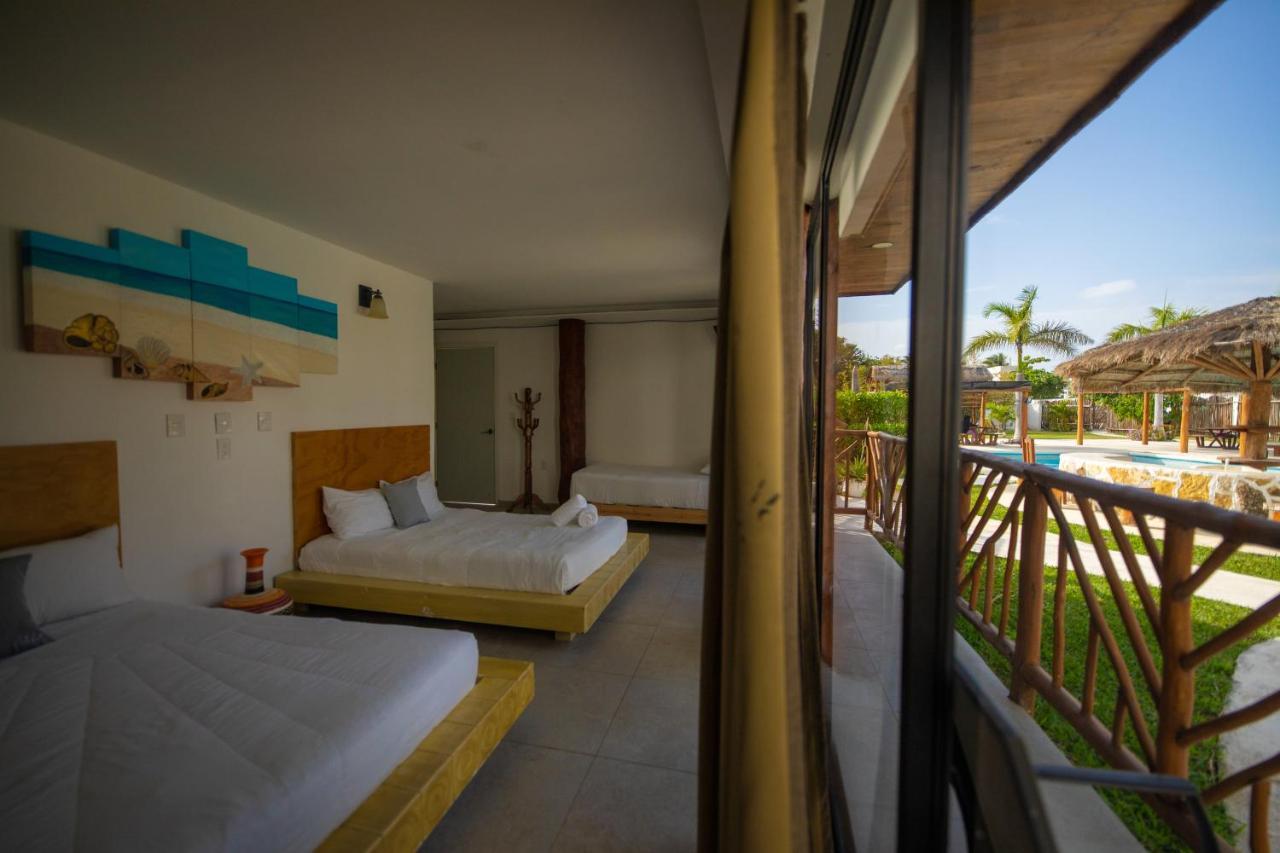פוארטו מורלוס Hotel & Beach Club Ojo De Agua מראה חיצוני תמונה